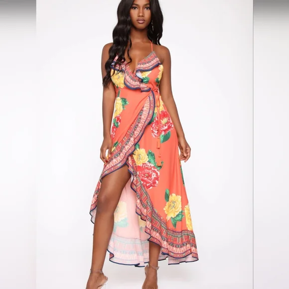 Fashion Nova | Dresses | Womens Vacation Maxi Dress | Poshmark
